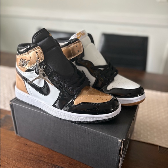 Nike Black Gold and White High-Tops